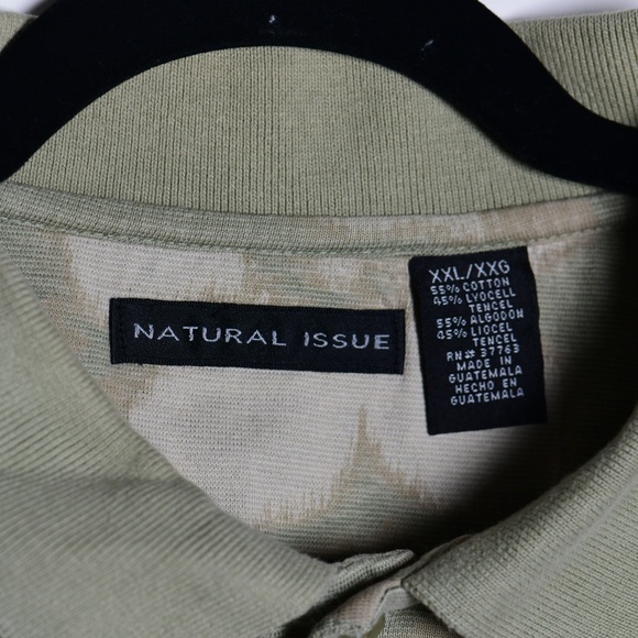 Natural Issue Floral Cotton Collared Shirt - Picture 2 of 4